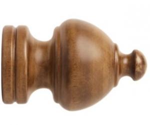 2" Wood Trends Sherwood Finial - 820 - Estate Oak